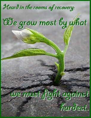 We grow most by what we must fight against hardest. #Growth #Struggle #Recovery